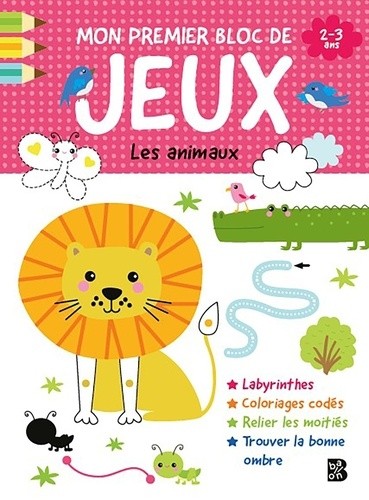  Mon premier bloc de jeux - Les animaux 