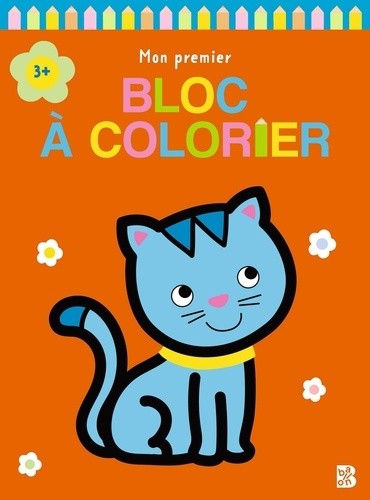  Mon premier bloc à colorier - Chat 