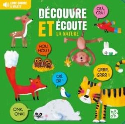  Livre sonore avec flap La nature ! 