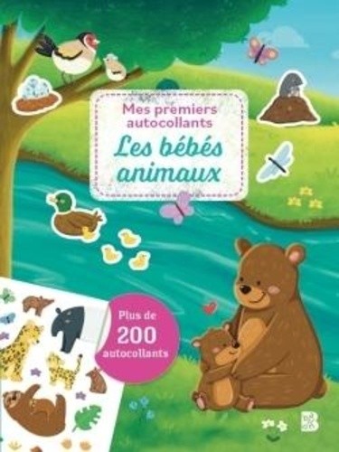  Les bébés animaux - Mes premiers autocollants  