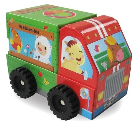  Ma bibliomobile - Coffret en 5 volumes : Vroum ! ; Jes jouets ; A l'école ; Mon corps ; A la ferme  
