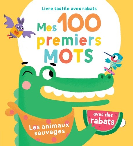  Les animaux sauvages - Livre tactile avec rabats  