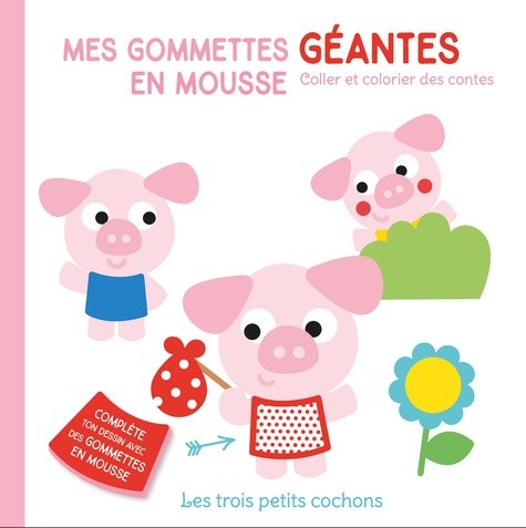  Les trois petits cochons gommettes géantes 