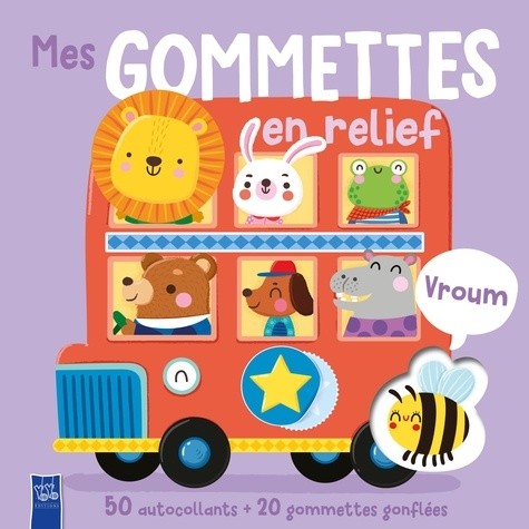  Gommettes en relief - En route 