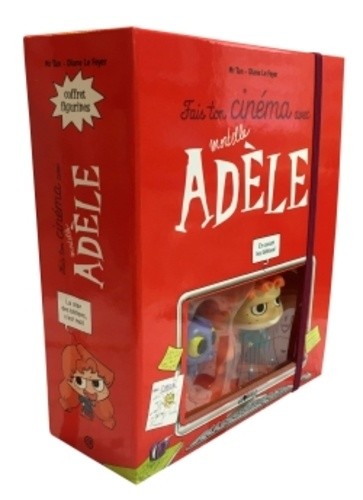  Fais ton cinéma avec Mortelle Adèle - Avec 2 figurines et 3 décors articulés 