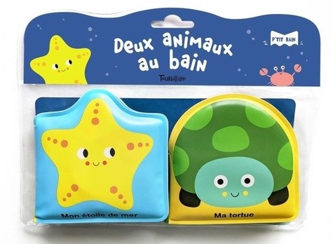  Deux animaux au bain - Ma tortue ; Mon étoile de mer  
