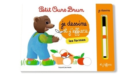  Je dessine et j'efface les formes - Avec un feutre effaçable  
