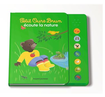 PETIT OURS BRUN ECOUTE LA NATURE