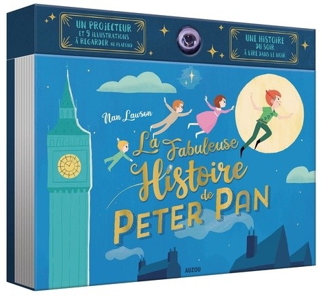  Livre projecteur - la fabuleuse histoire de peter pan (ne) 