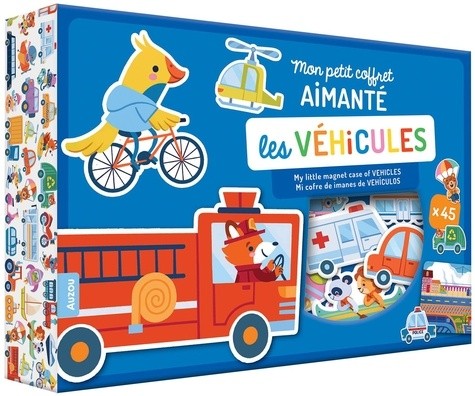 Les véhicules - Avec 2 tableaux magnétiques, 45 aimants et des cartes pour découvrir les véhicules 