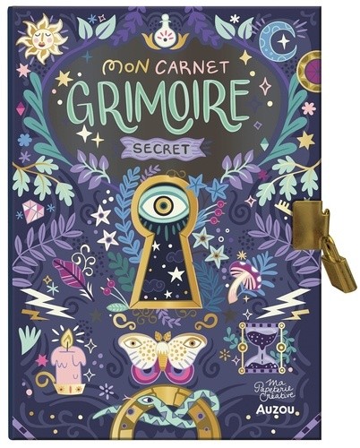  Mon carnet grimoire secret - Avec + de 100 autocollants  