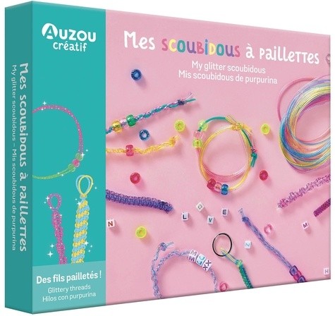  Mes scoubidous à paillettes - Avec des fils pailletés ! 