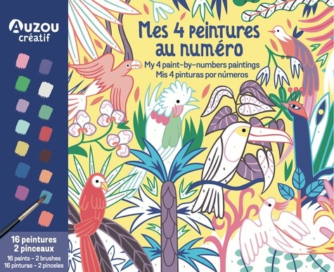  MON COFFRET D'ARTISTE - MES 4 PEINTURES AU NUMÉRO : MERVEILLEUSE NATURE 