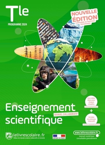  Enseignement scientifique Terminale  