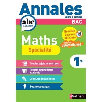 ANNALES BAC MATHS 1RE
