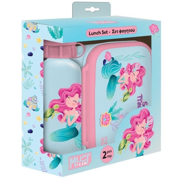 COFFRET DINER MUST TEAM SEA TREASURE  (Boîte 800 ml / Gourde 500 ml)
