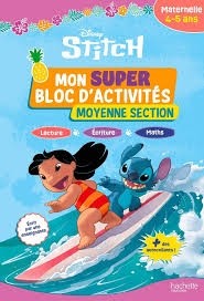 DISNEY - STITCH - MON SUPER BLOC D'ACTIVITES DE MOYENNE SECTION (4 -