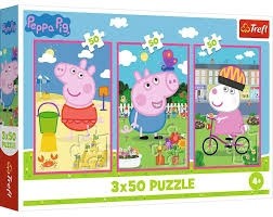 PUZZLES 3X50 THE POWER OF PEPPA PIG 34877