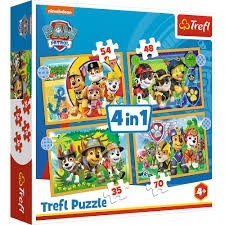 PUZZLE 4IN1 PAW PATROL 34395