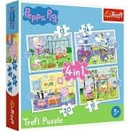 PUZZLE 4EN1 PEPPA PIG 34359