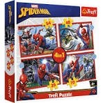 PUZZLES  4IN1 SPIDERMAN    34384