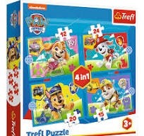 PUZZLES 4IN1 VIACOM PAW PATROL 34628