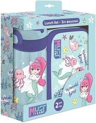 COFFRET DINER MUST TEAM MERMAID  (Boîte 800 ml / Gourde 500 ml)