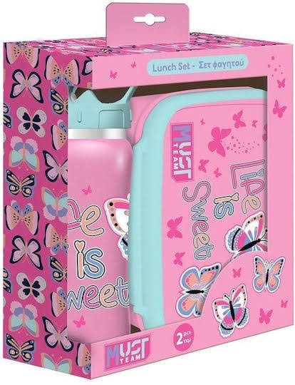 COFFRET DINER MUST TEAM LIFE IS SWEET  (Boîte 800 ml / Gourde 500 ml)
