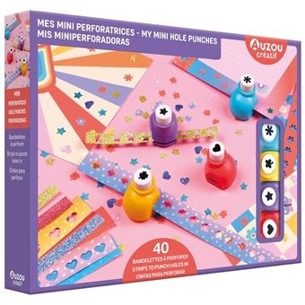 MES MINI PERFORATRICES - 40 BANDELETTES A PERFORER