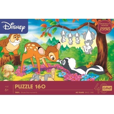 PUZZLES 160 40TH ANNIVERSARY TREFL BAMBI AND FOREST FRIENDS 40054